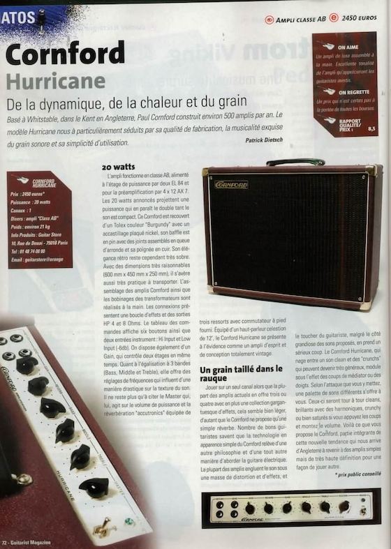 cornford review guitarist mag 1 2007 1